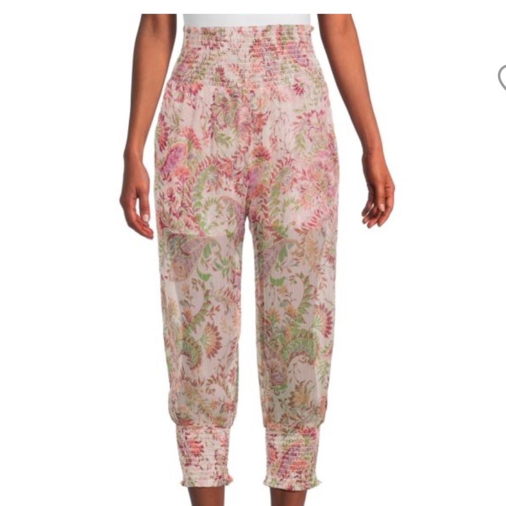 Misa Los Angeles Lourdes Paisley Tapered Pants